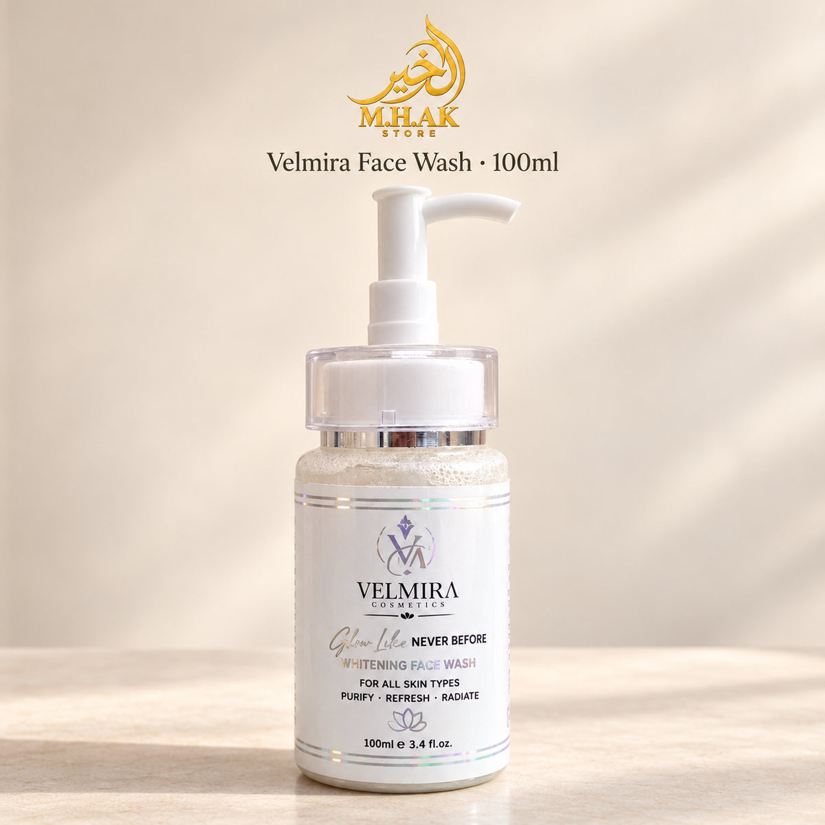 Velmira Face Wash — 100ml — MHAK Store